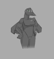 nighthawk doodle