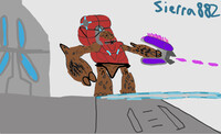 Grunt Major with Needler. (Halo infinite)