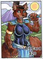 Ninjara Art Card 2.5 x 3.5 inches SOLD!
