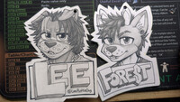 Forest and Lee Traditional Badges
