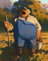 Hoggy farmer