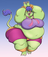 Jabalina is ready for some aerobics!