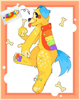 🌈[OPEN] Colorful Dog Adopt | $20🌈