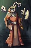 "The Xenos' secrets shall I unriddle" (comission)