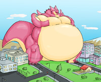 Full and mighty, proud dragon.