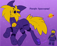(OPEN ADOPT) Purple Spacepup