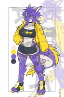 [CLOSED] Adoptable VOLTSTRIKE AMETHYST DRAGON