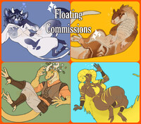 FLOATING COMMISSIONS - 3/6 open!