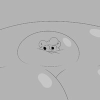 Inflated Skunk Sketch
