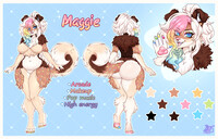 Maggie Reference Sheet Commission - soft color version