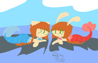 fishy Mimi and Nyami