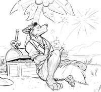 Markus Taking in Fireworks (Suggestion Box)