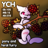 (Slot 2/5) Simple Pony Berry time YCH