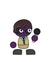 Michael in Mario 64 style