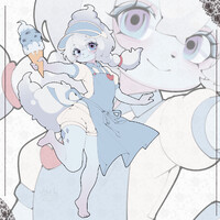 🧊 ICE CREAM VENDOR VANILLITE femboy adopt