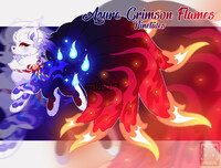 [OPEN] Ninetales Azure Criimson Flames Adopt Auction!