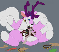 Something something deer explode