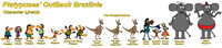 Platypuses' Outback Brazilnia Characters LineUp