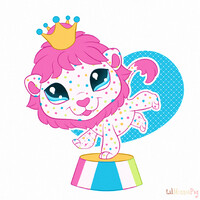 Littlest Circus Cookies - Lion