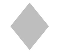 GRANDE losango cinza: camada de cor