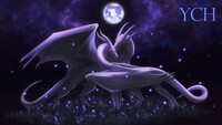 Dragon YCH #52 'Moonlit Reunion' (OPEN)