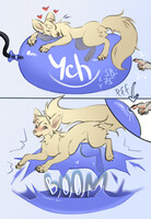 balloon (belly?) POPPING!! | YCH REMINDER