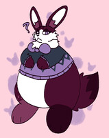 cat but bnuuy pilled