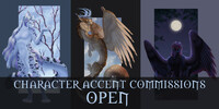 Character Accent commissions (April only!)