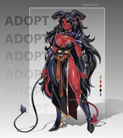 Demoness with whip / SOLD