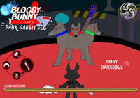 Dark Rabbit and Darcy VS Robot Cerberus.