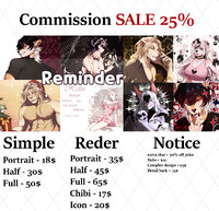 Commission Sale REMINDER