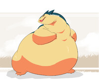 Regular typhlosion art - Rotund