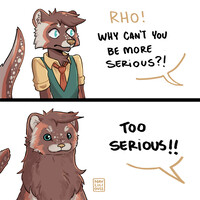 Too Serious YCH Comm -  Rho