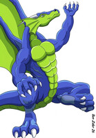 Old drawing of GranDragon