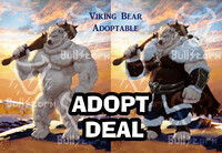 🐻‍❄️⚔️Viking bear adopt sale!!