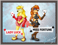 Just like a chick in a casino...