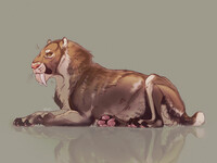 Sabertooth Cat, Commission Example
