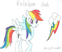 Rainbow Dash Drawing