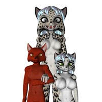 Furry family 3D - 2