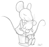 Commish for Teko - Mouse And His Child