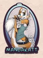Mandakatt RF Badge