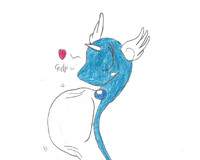 Vorey swallowing something delicious~