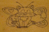 Foxy Temporary Tattoo Thingy