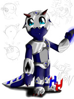 Litemon - Digimon Partner on Past Times