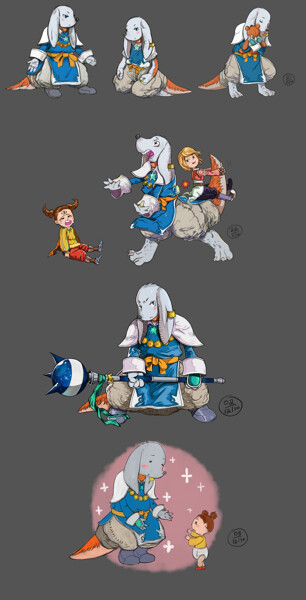 Undertale Characters by Black-Nocturne -- Fur Affinity [dot] net