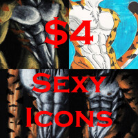 $4 Full color sexy icons