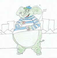 Changeling elephant in france