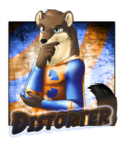 Distorter badge