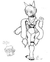 Ouka doodle turned ink