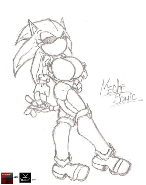 Mecha Sonic 2.0 by Sonic808 -- Fur Affinity [dot] net